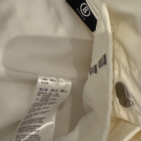 Bogner Women's Ski Pant, size 12, ivory - Picture 2 of 4